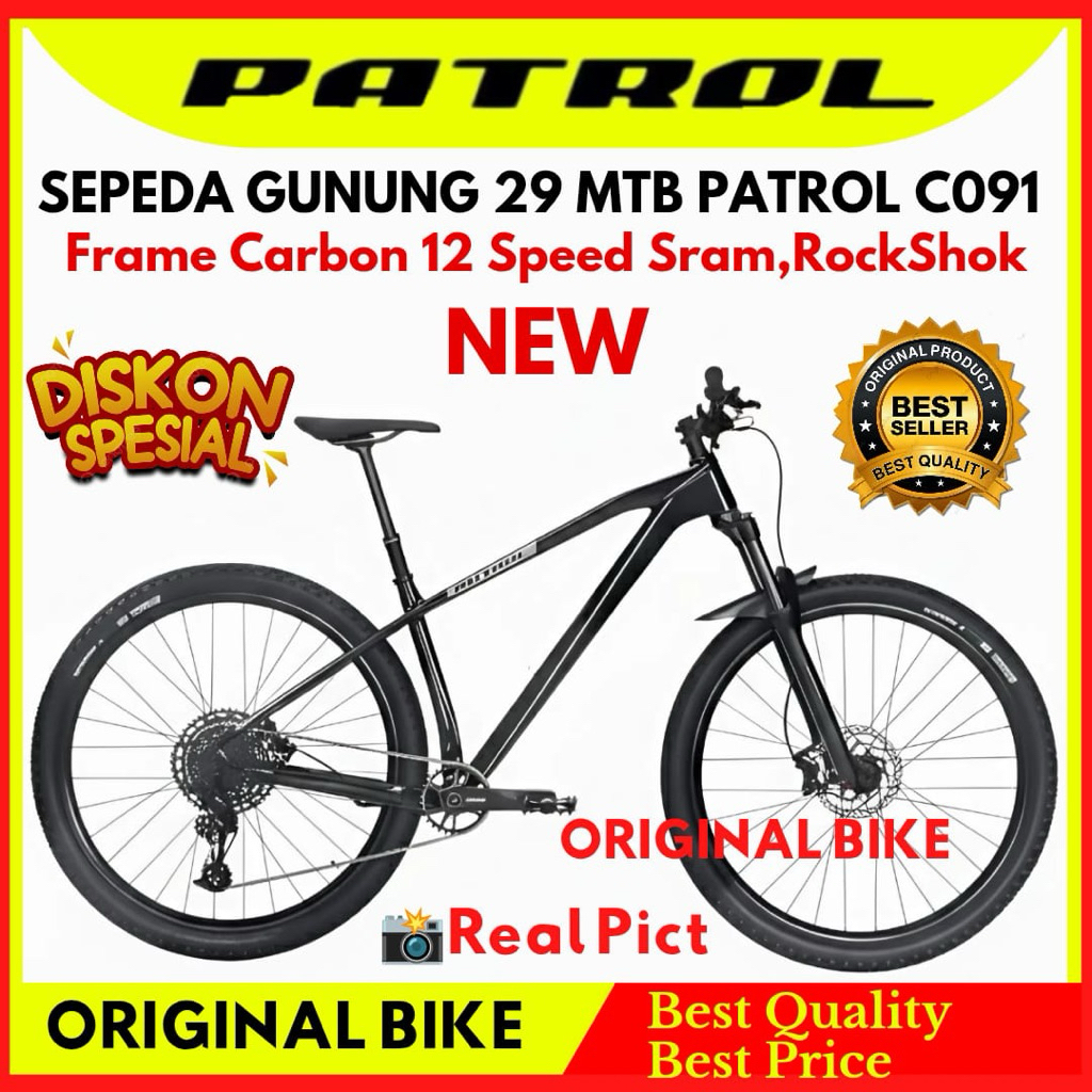 Sepeda Gunung Patrol C091 MTB 29 Patrol New