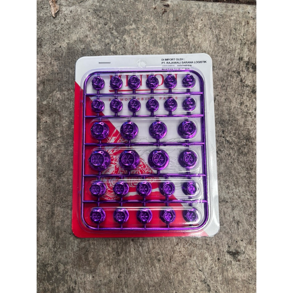 termurah cover baut probolt plastik 20 pics kunci 8 10 12 14