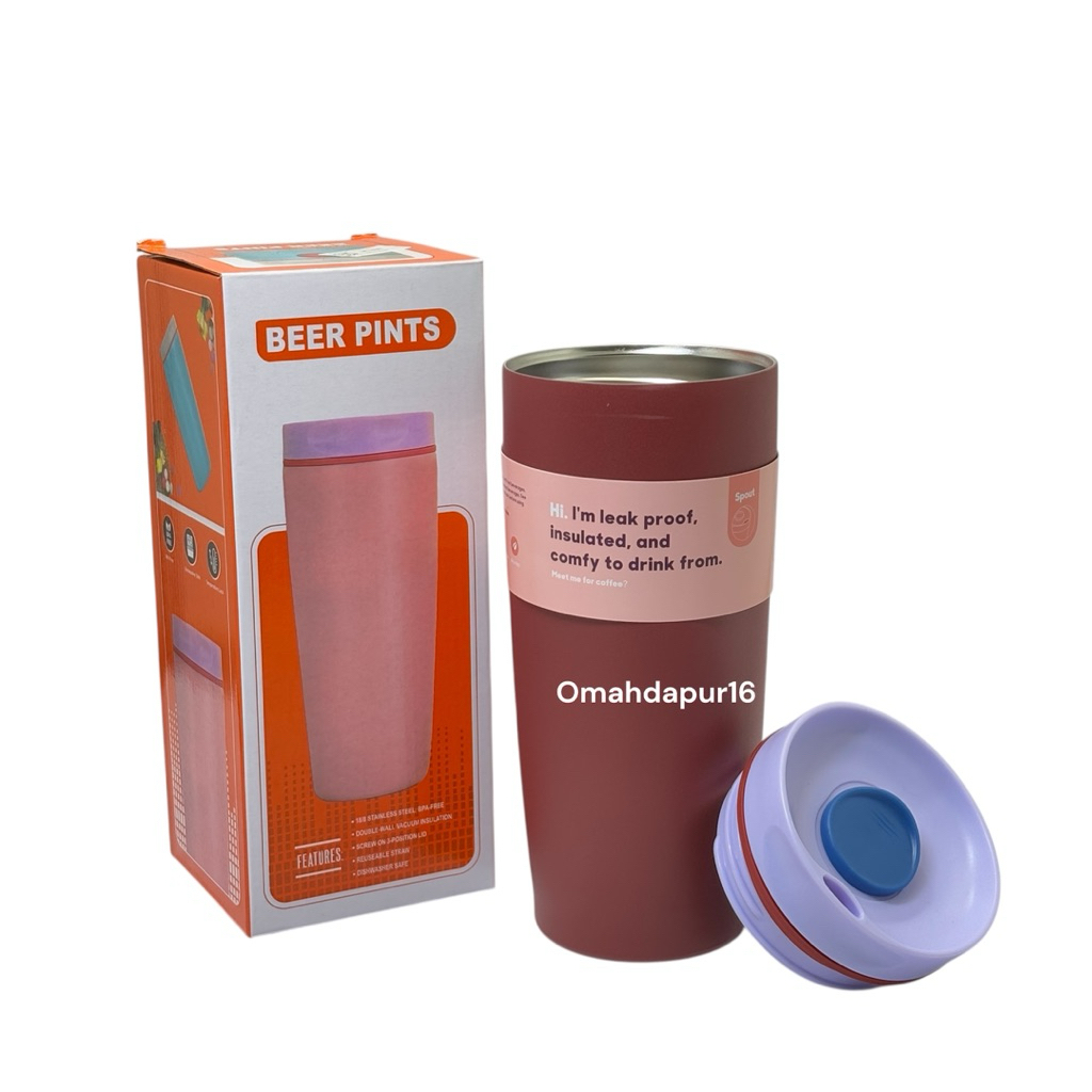 Termos tumblr 600ml 20 Oz Stainless SUS 304 two Tone | Termos gelas stainless 600ml sus 304