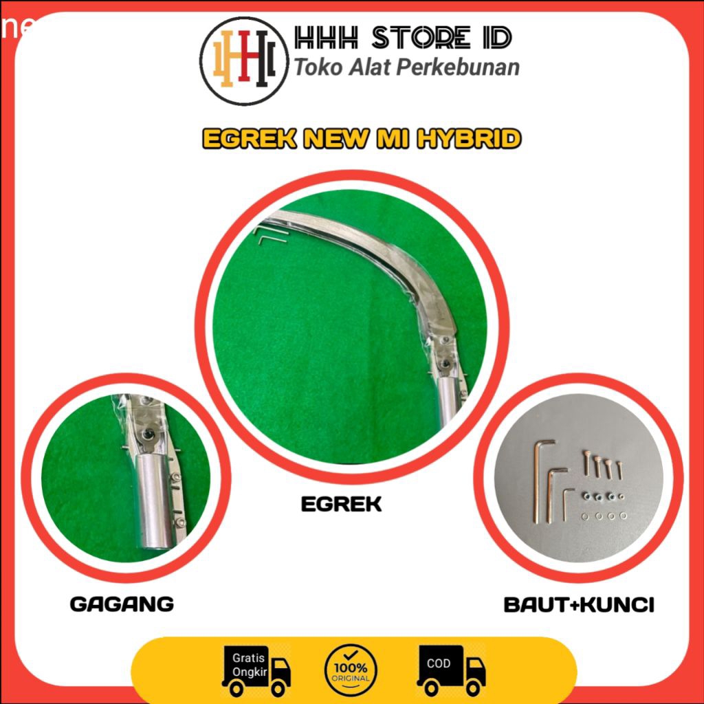 Egrek new mi hybrid original malaysia lengkap dan siap pakai alat panen sawit yang tajam dan berkual