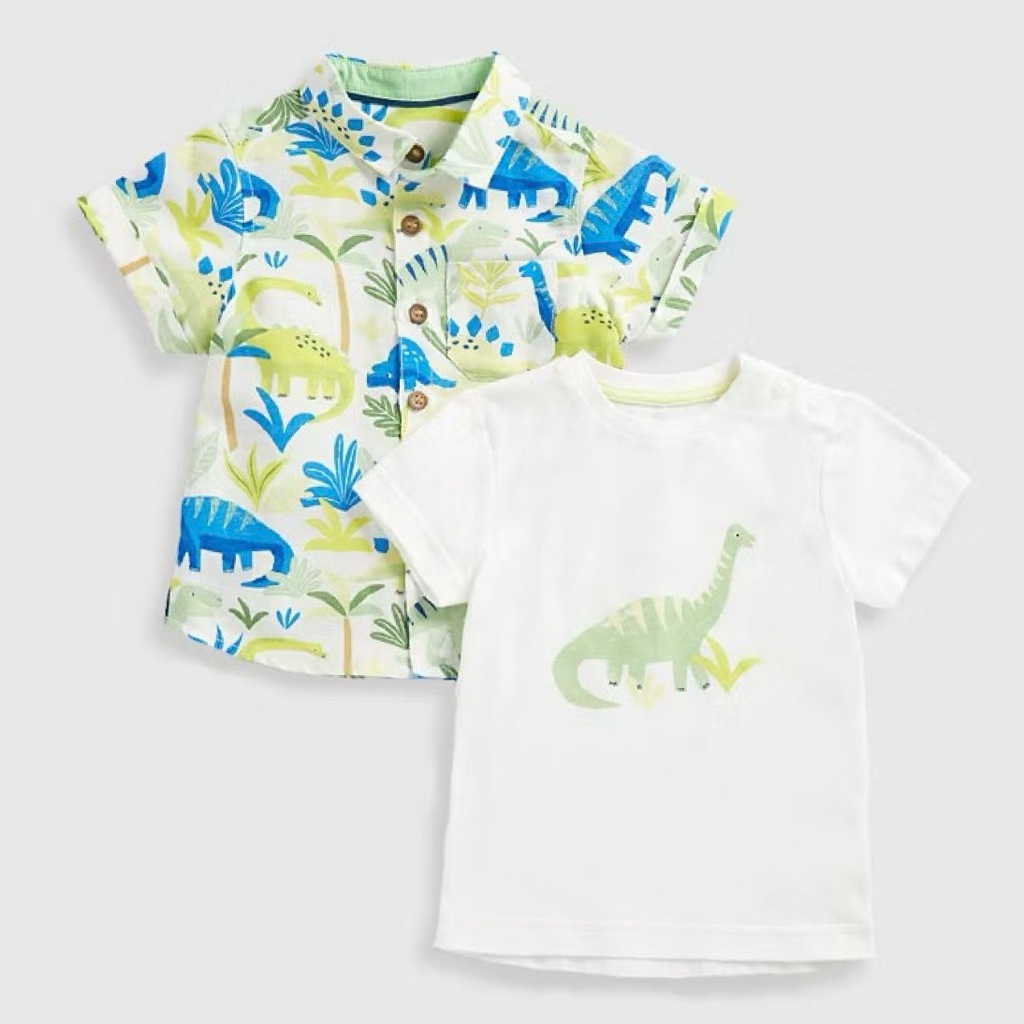 Mothercare MC Set kemeja dino sale 6-9m @225k