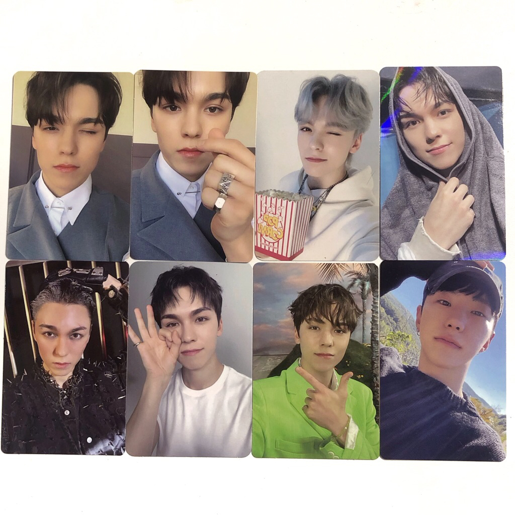 photocard official vernon seventeen season greeting 2020 sg20 popcorn handuk wv jp carat happy endin