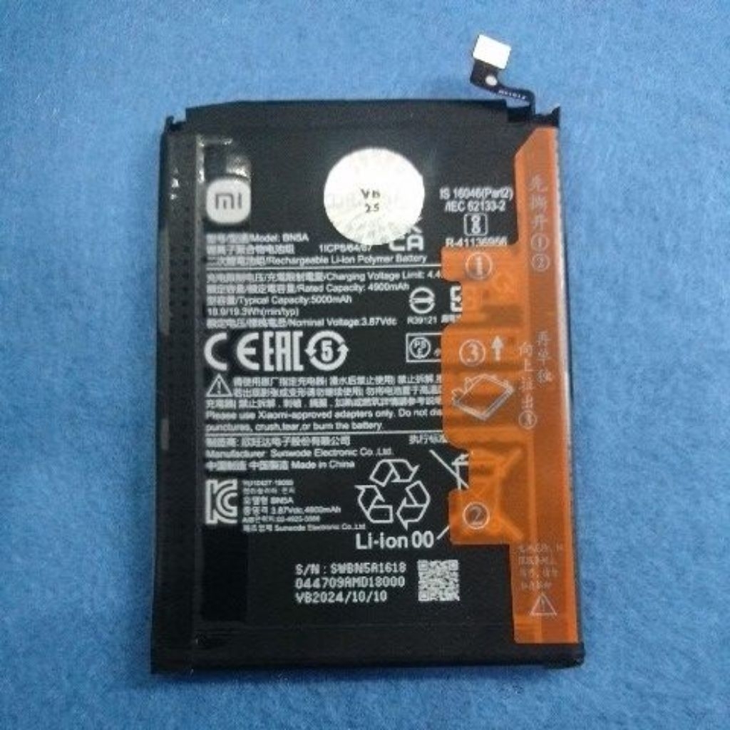 BATTERY BATERAI BN5A REDMI 10 4G NOTE 10 5G POCO M3 PRO 4G 5G REDMI 10 2022 BN5A NEW SECOND