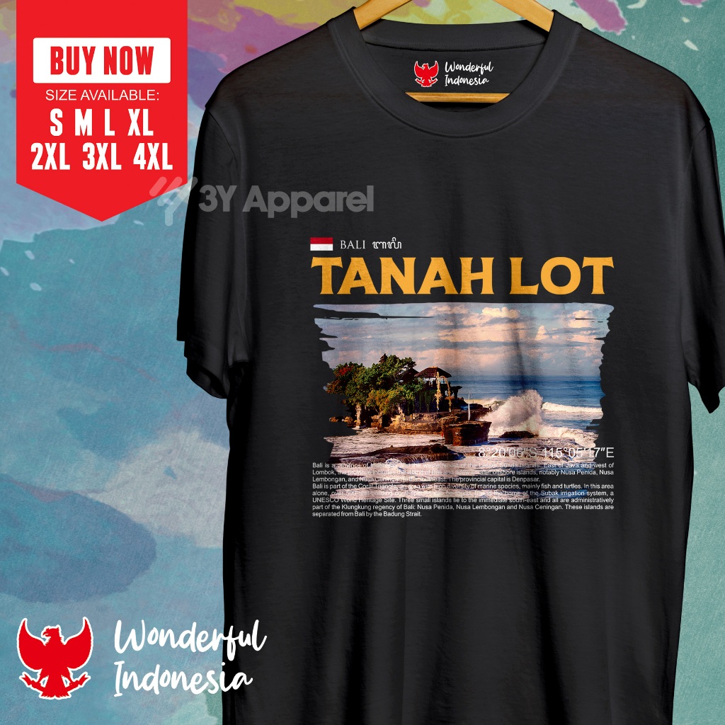 KAOS OLEH-OLEH BALI DENPASAR NUSA PENIDA ULUWATU TABANAN TANAH LOT HOLIDAY LIBURAN KELILING INDONESI