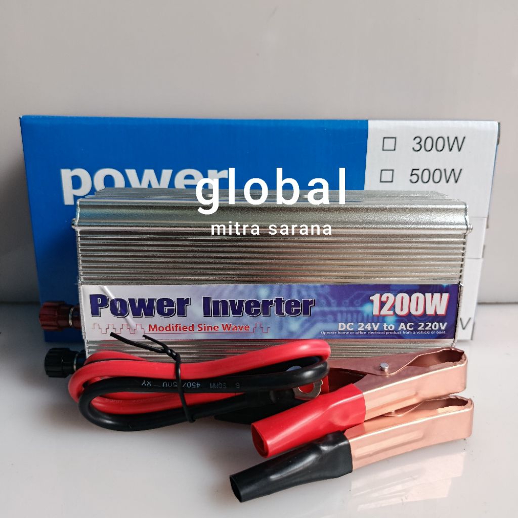 power inverter 1200watt  24V DC ke 220V AC bagus