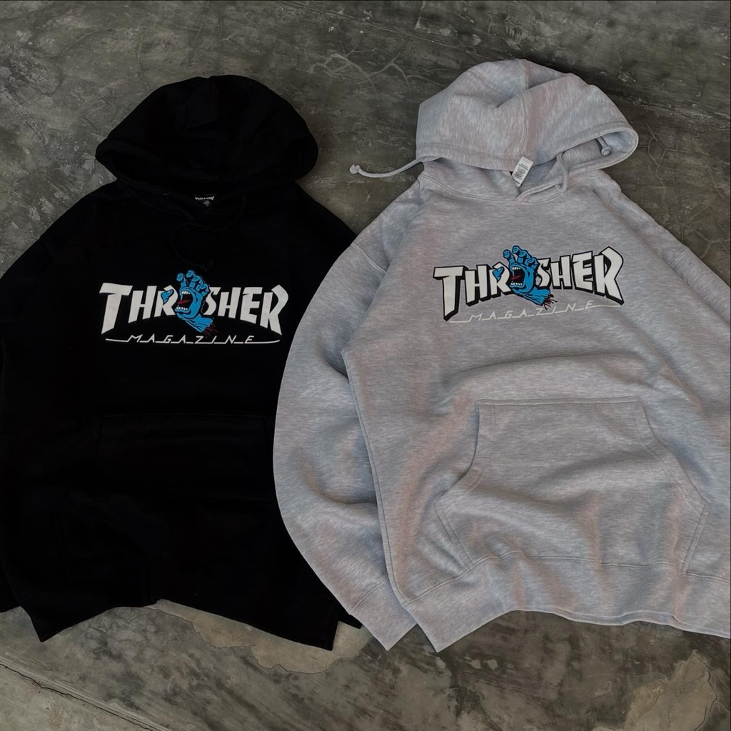 SANTA CRUZ x THRASHER SCREAMING LOGO HOODIE