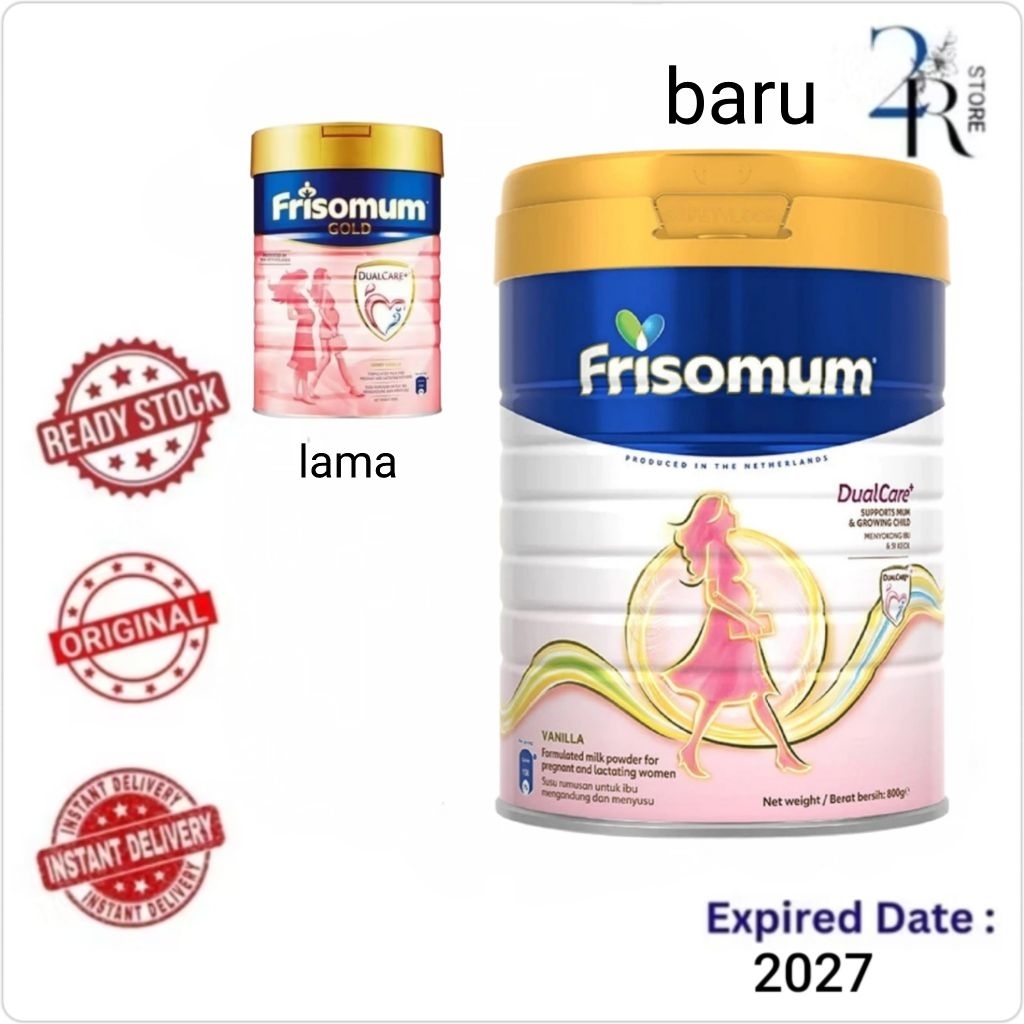 (Ready bisa gojek Langsung) FRISOMUM GOLD HONEY VANILLA 900 GRAM FOR PREGNANT EXP 2027 | SUSU IBU HA