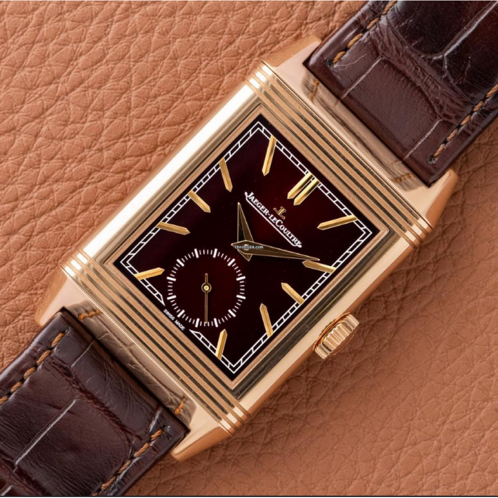 JAM JABGER-LECOULTRE METIC LIMITED KULIT STRAP ROSE GOLD UKURAN 30MM
