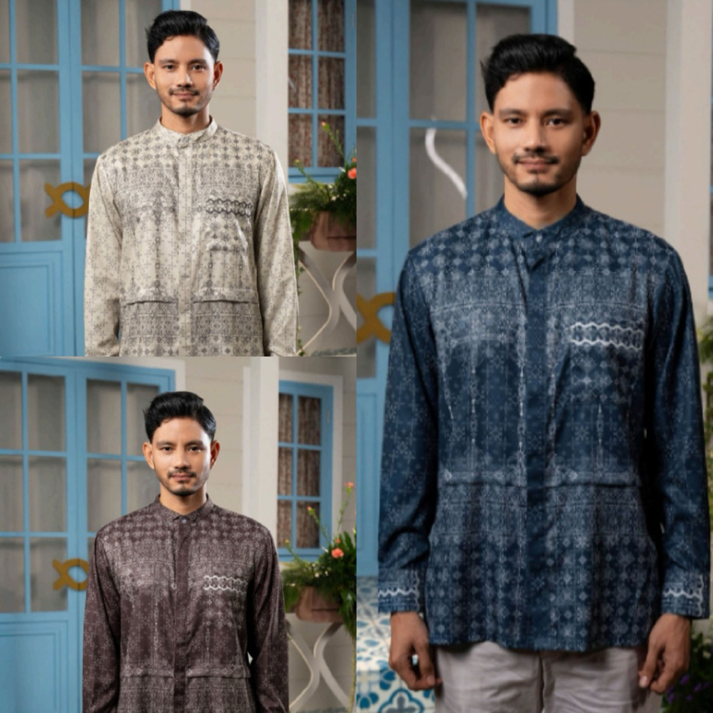 wearing klamby diyasmara long shirt men
