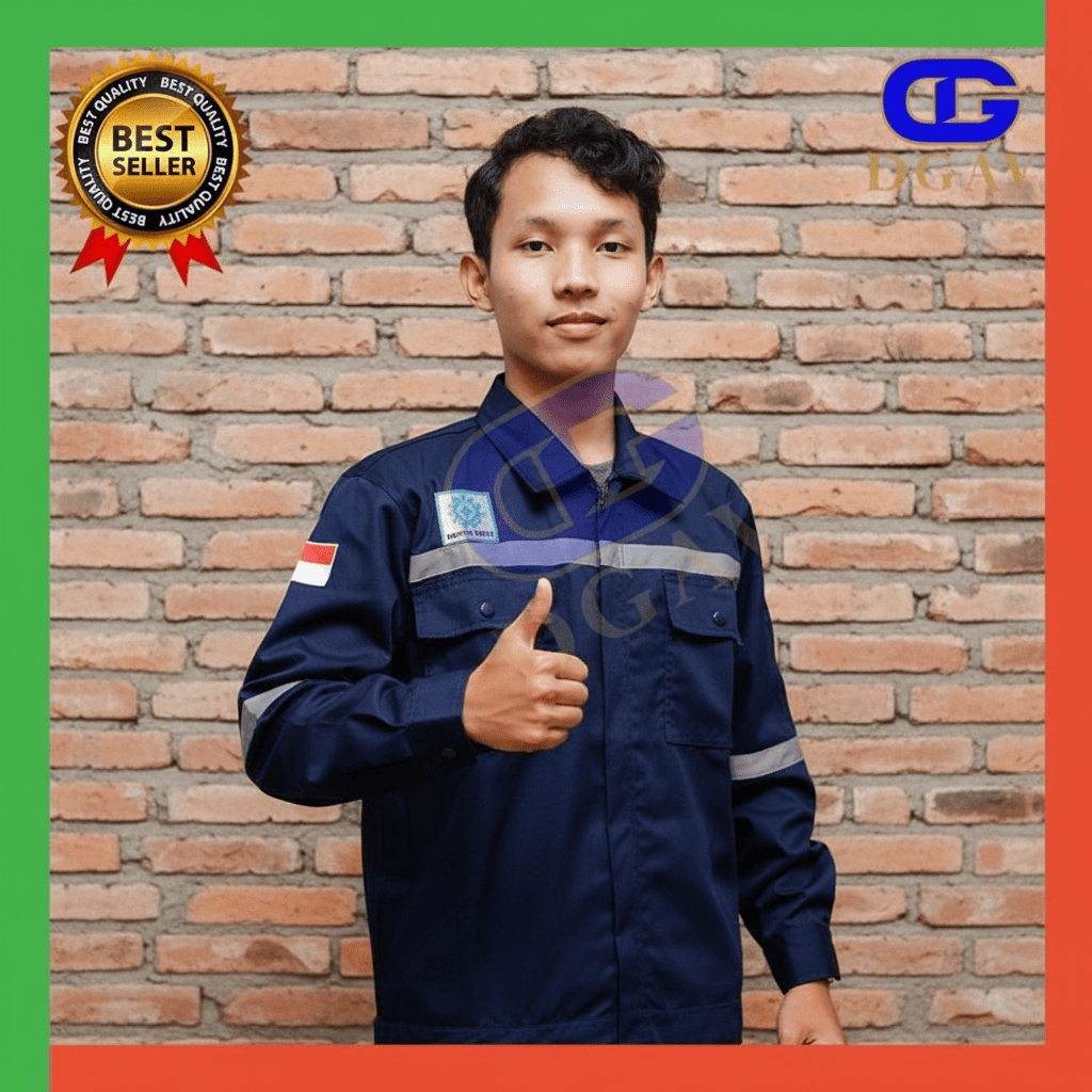 Wearpack Safety Atasan Warna Biru Dongker / Navy / Wearpack Polos