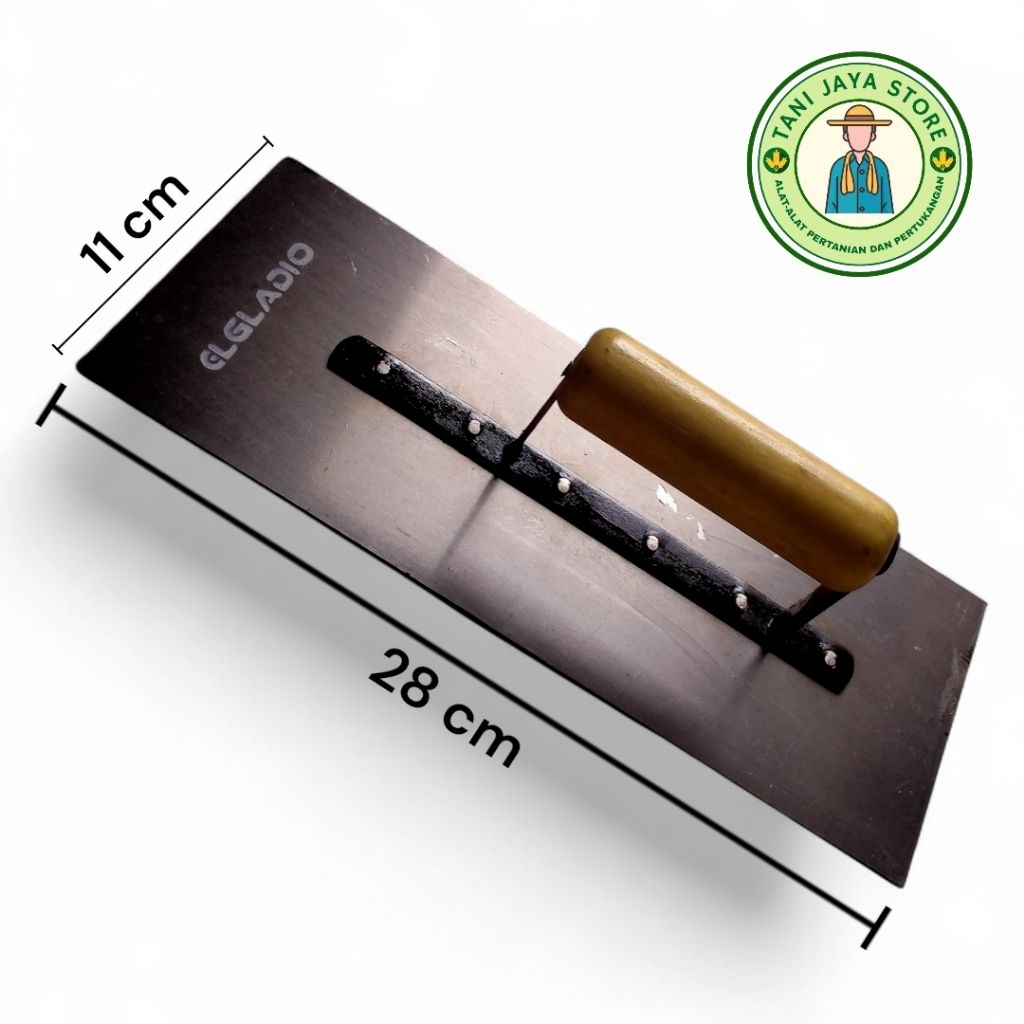 Raskam Roskam Elgladio / Trowel Baja 28 cm + Penguat
