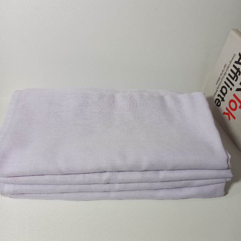 Kerudung sekolah putih hijab sekolah warna putih hijab persegi