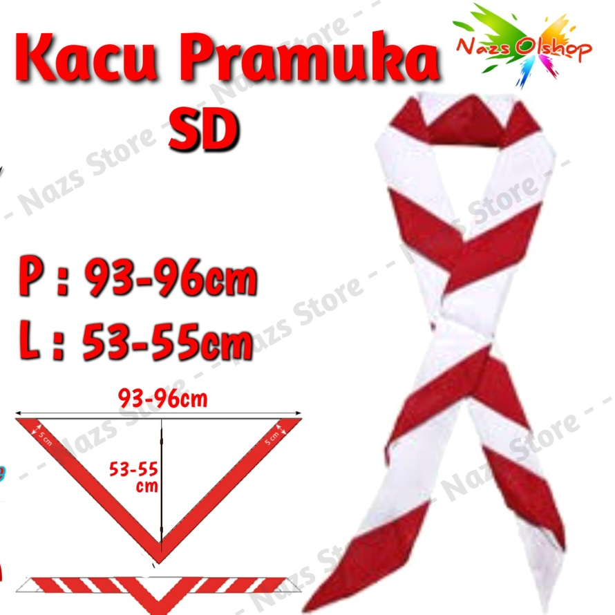 Kacu / Dasi / Hasduk Pramuka SD Grosir dan Eceran