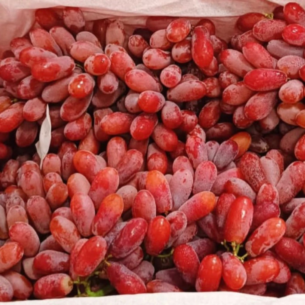 PROMO Anggur Merah Crimson | Manis | Non biji 500gr fresh Bogor