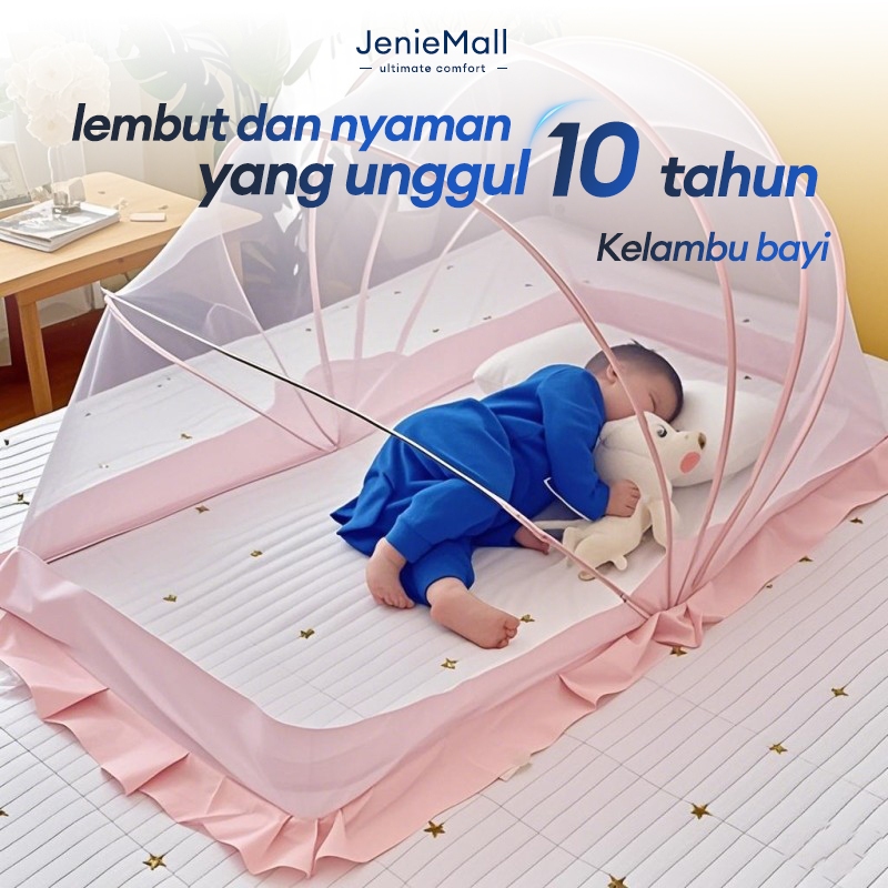 Kelambu Bayi Lipat Kojong Anti Nyamuk Bayi Size Besar dan Kecil Kelambu Bayi Portable Bahan yang Ama