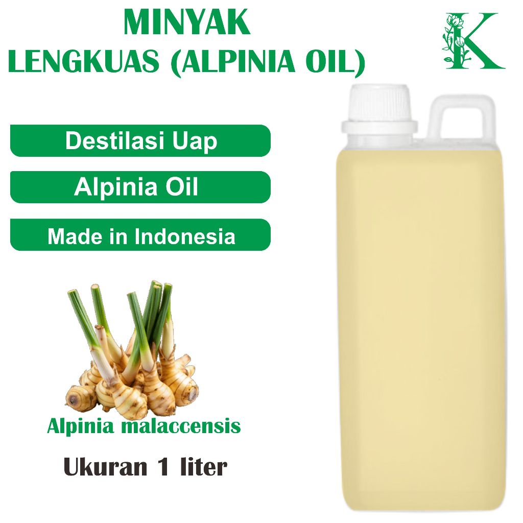 1Liter minyak lengkuas murni asli tanpa campuran alpinia oil minyak atsiri 250ml 500ml 1L essential