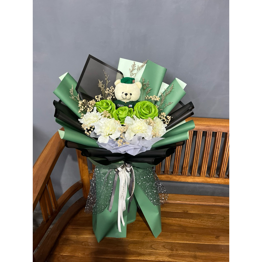 buket bunga boneka tentara/buket bunga/buket boneka tentara