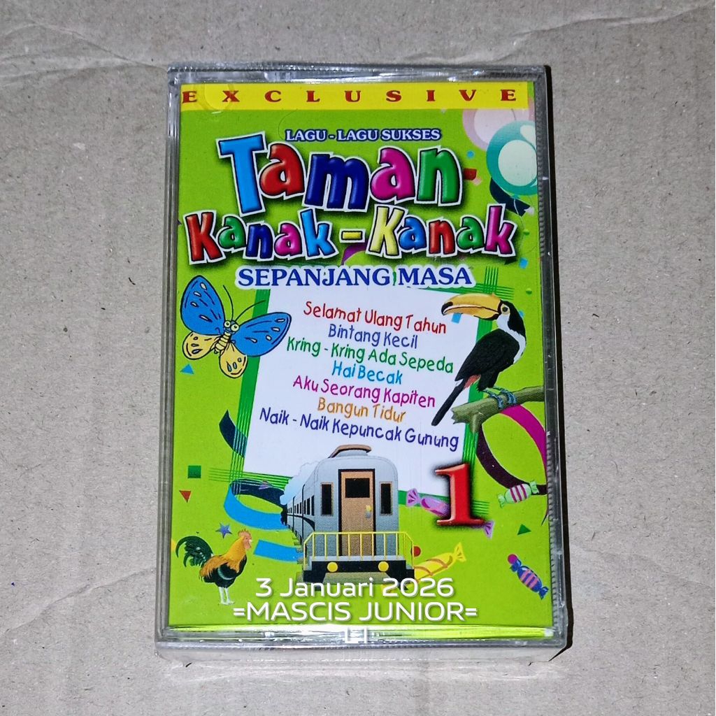 Kaset Pita Lagu Lagu Sukses Taman Kanak Kanak Sepanjang Masa Vol. 1 Kaset Pita 20 Koleksi Abadi Tama
