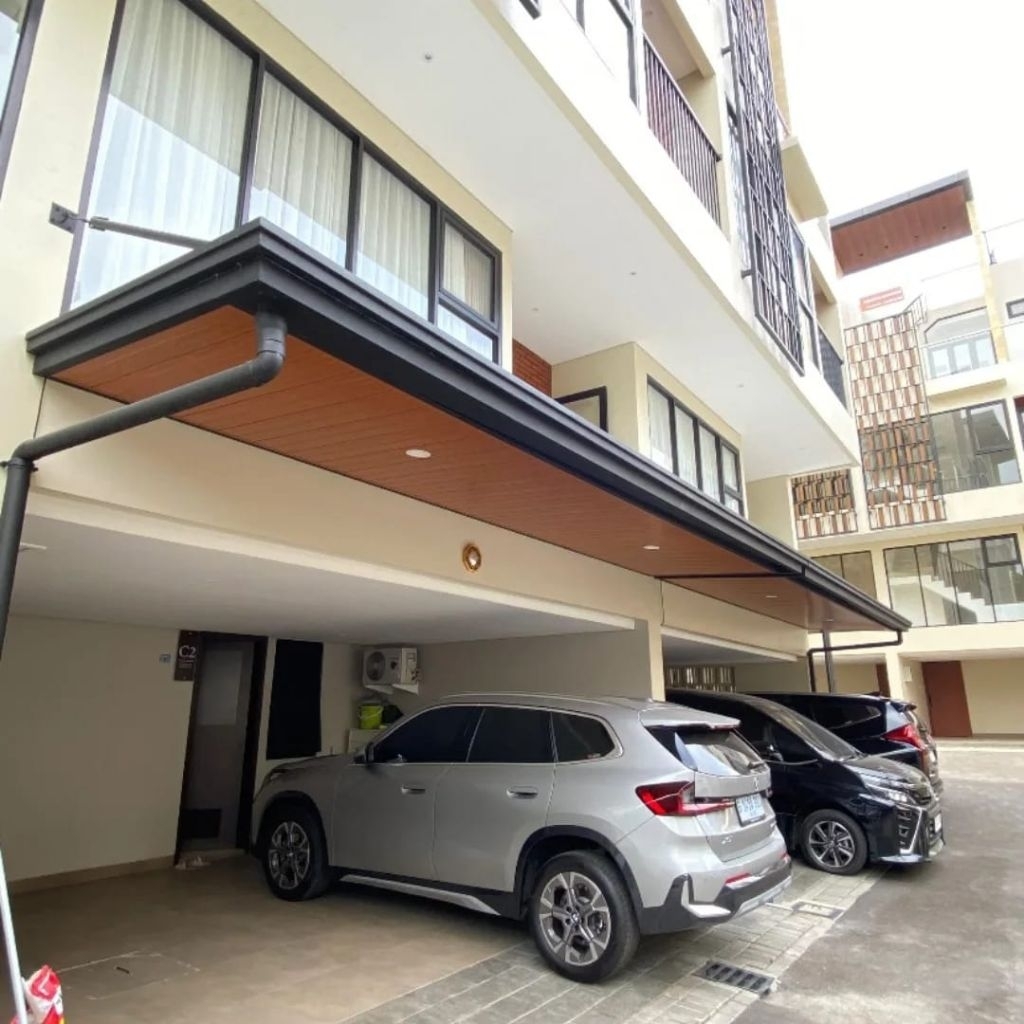 Kanopi Alderon Plafon Pvc rangka holo galvanis