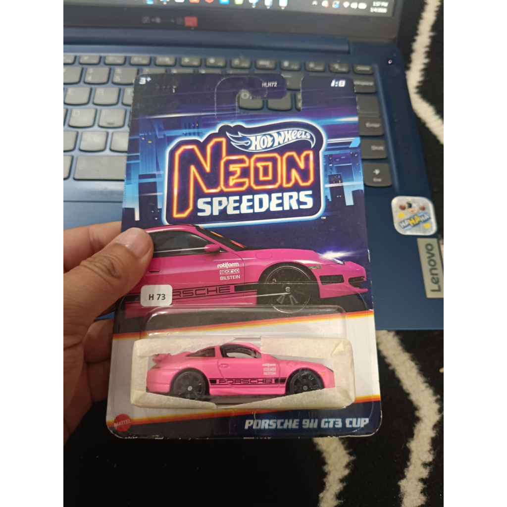 Hotwheels Porsche 911 GT3 Cup Neon Speeders