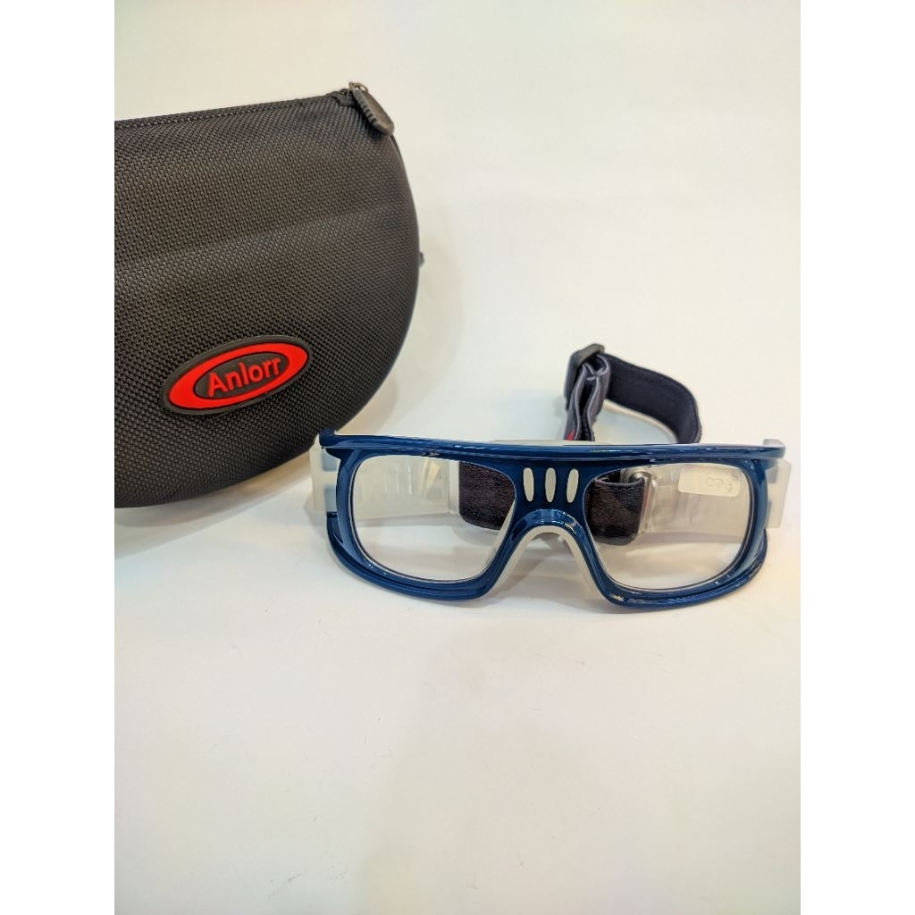 FRAME KACAMATA SAFETY ANLOR SAFETY PRESCRIPTION GLASSES - KACAMATA SAFETY  - BLACK & BLUE - OPTIK SI