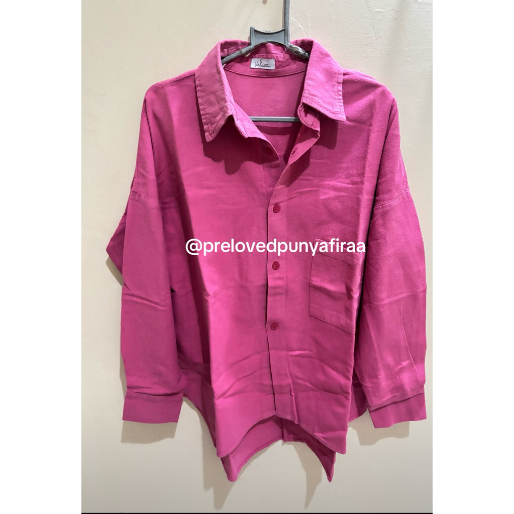 kemeja fuschia