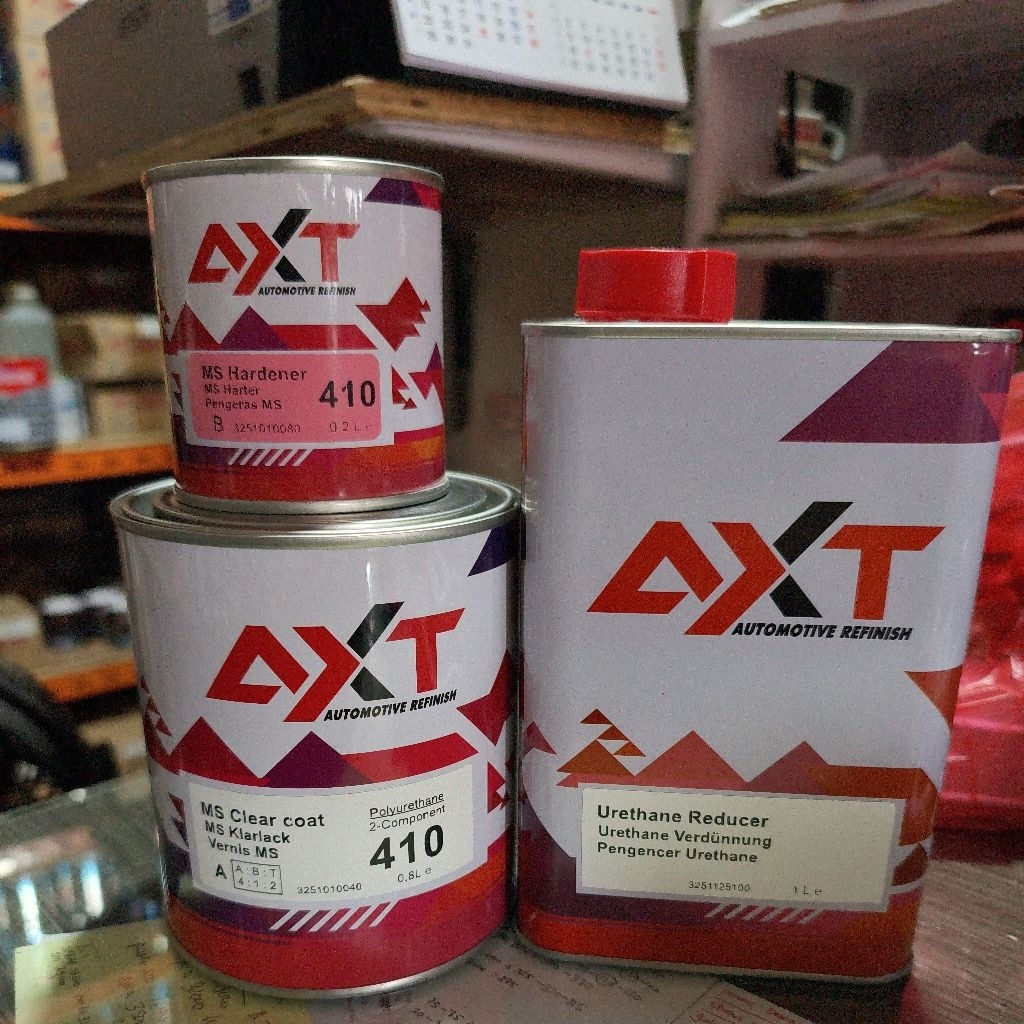 AXT MS clear coat 410 + Thinner AXT Urethane Reducer