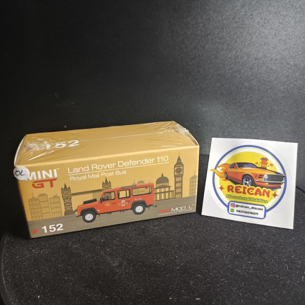 MINI GT - LAND ROVER DEFENDER 110 | ROYAL MAIL POST BUS