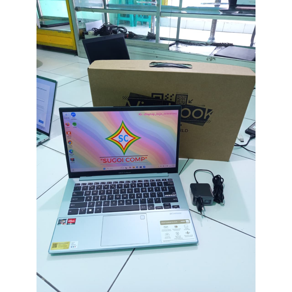 Laptop Murah Asus Vivobook E1404FA / AMD Ryzen 5 7520U / 16GB / 512GB || SECOND BERKUALITAS DAN BERG