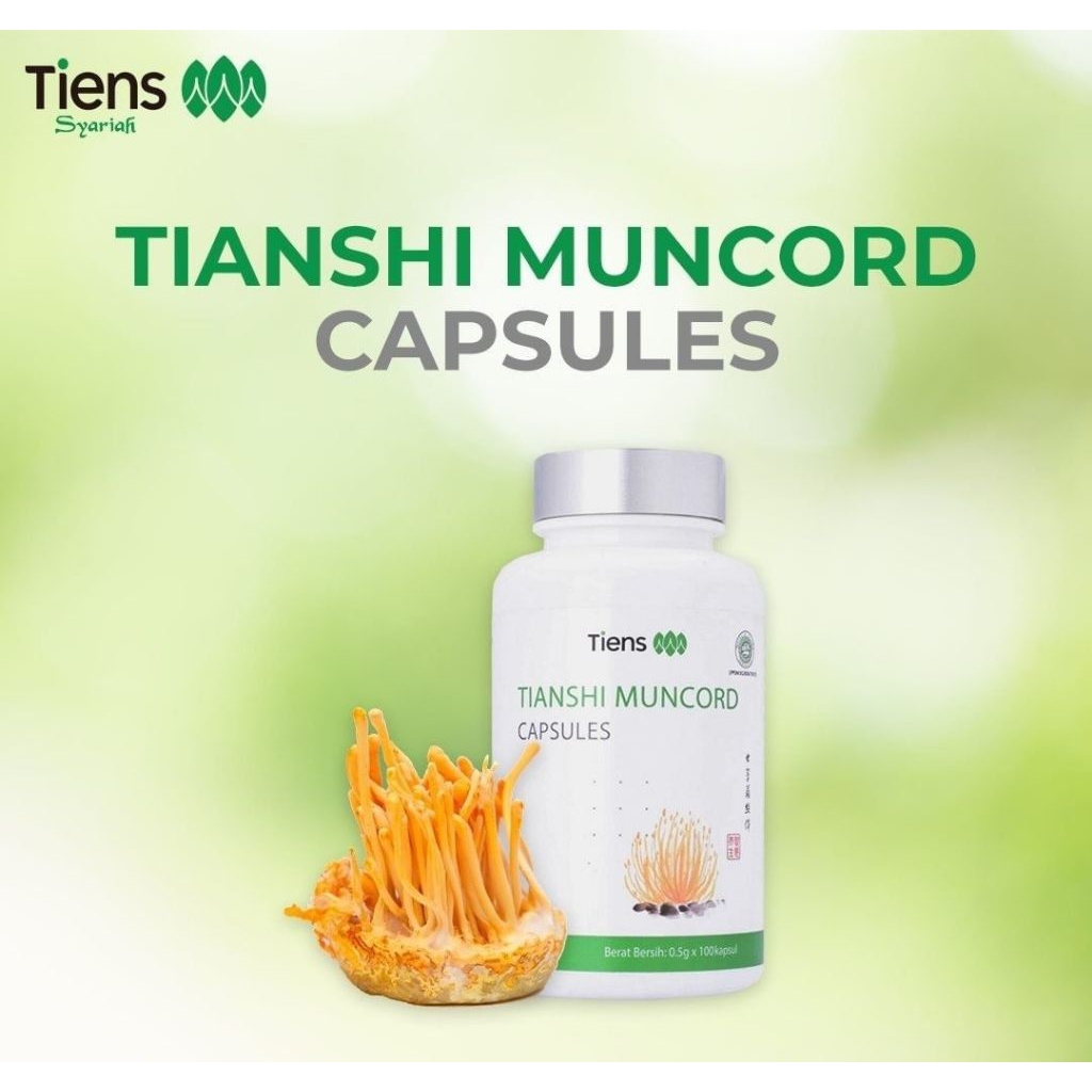 TCM Herbal Asma Muncord Renuves Herbal Tiongkok China Fitofarmaka | Jamur Cordyceps Tianshi | Muncor