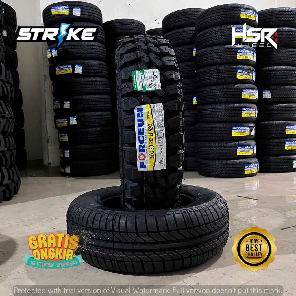 BAN OFFROAD MURAH FORCEUM MT 08 PLUS 26 7,5 R13 COCOK UNTUK JALAN LUMPUR DAN BEBATUAN