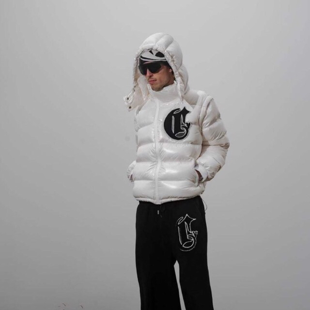 Corvidae Shiny White V2 Puffer Jacket