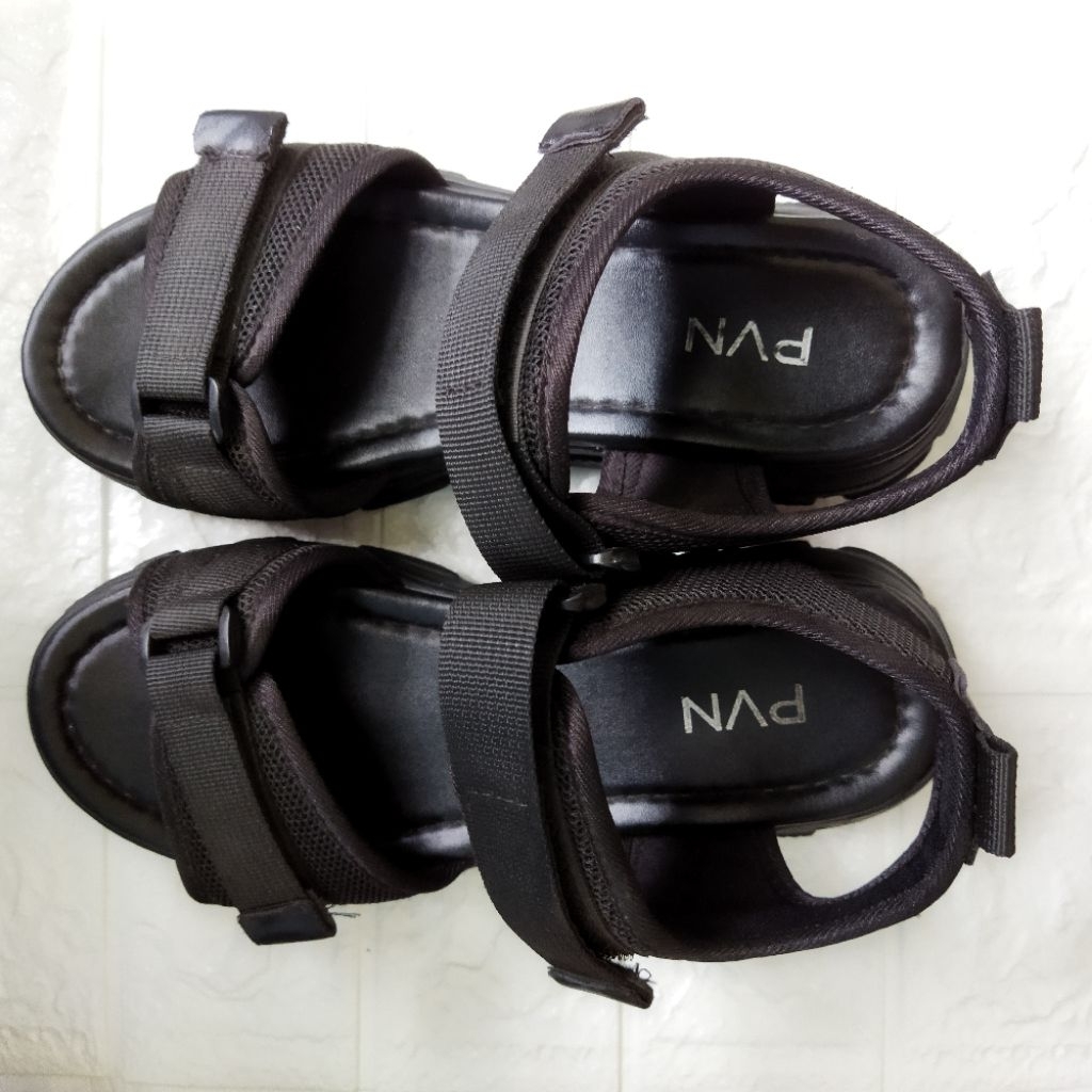 Preloved Sandal PVN | Preloved PVN Sohee Sandal Tali Wanita Black