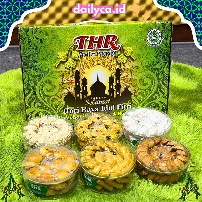 PAKET KUE KERING LEBARAN | HAMPERS KUE KERING | PAKET NEW THR ISI 6 TOPLES PREMIUM | HAMPERS PAKET K