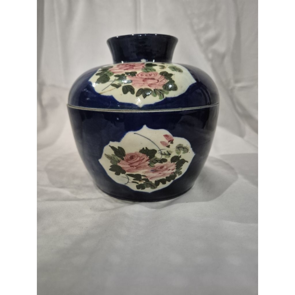 mukun keramik biru putih siam cina tua antik