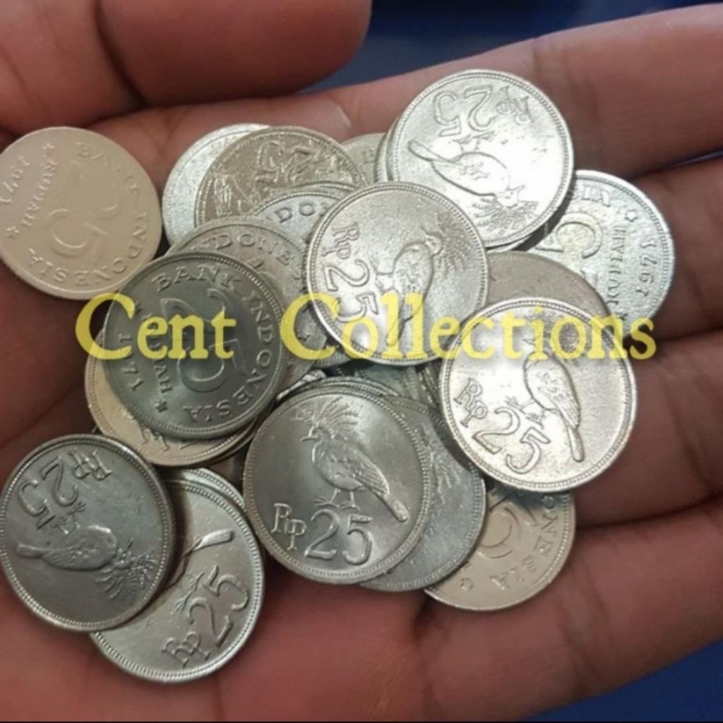 KOIN KUNO 25 RUPIAH BURUNG TAHUN 1971