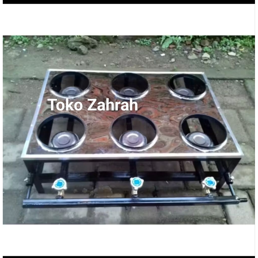 Kompor serabi 6 tungku (kompor Gas)