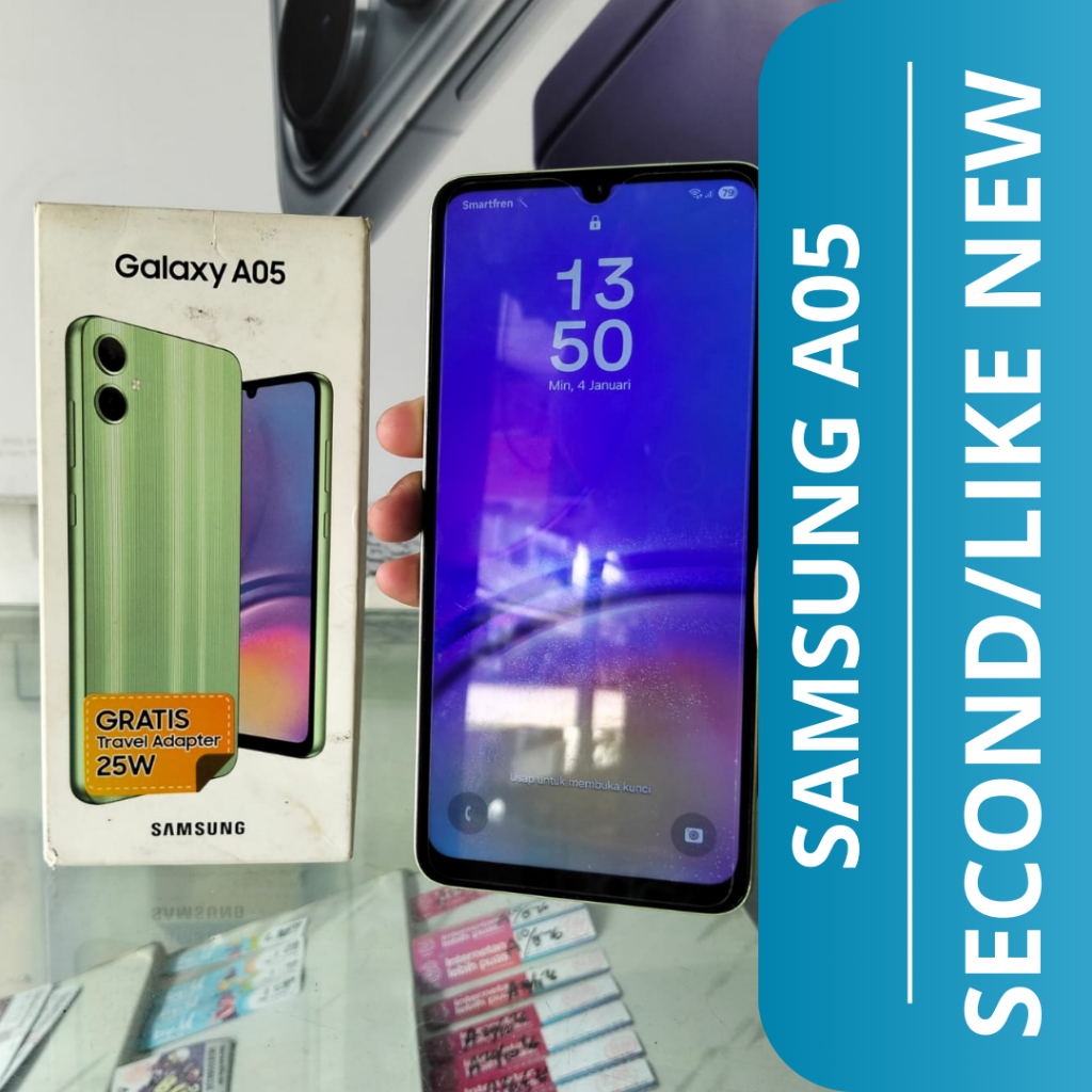 HP SECOND SAMSUNG A05 (4/64) / SAMSUNG A05 HP SECOND /SECOND LIKE NEW