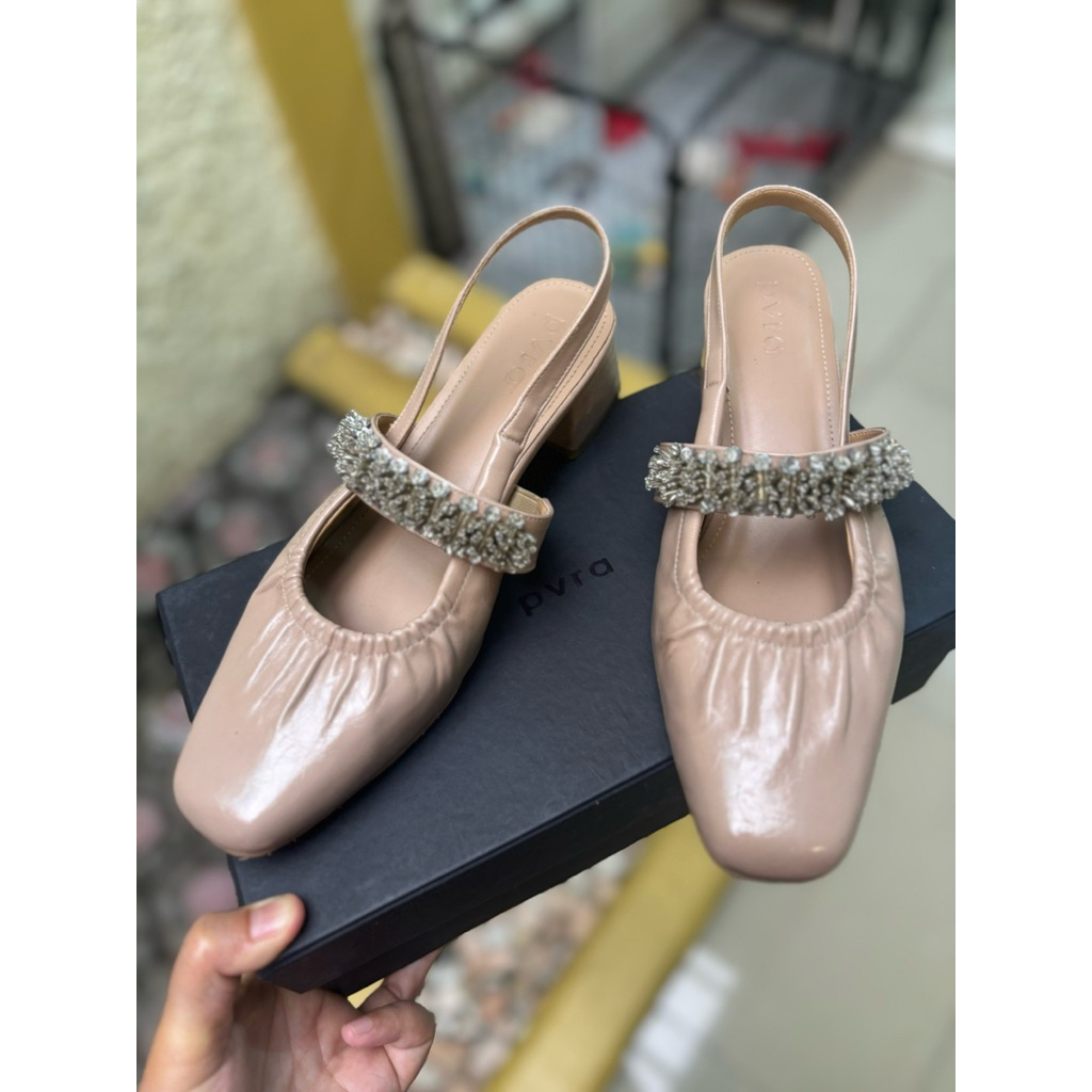 PVRA Asha heels preloved heel sepatu cantik kondangan pesta office