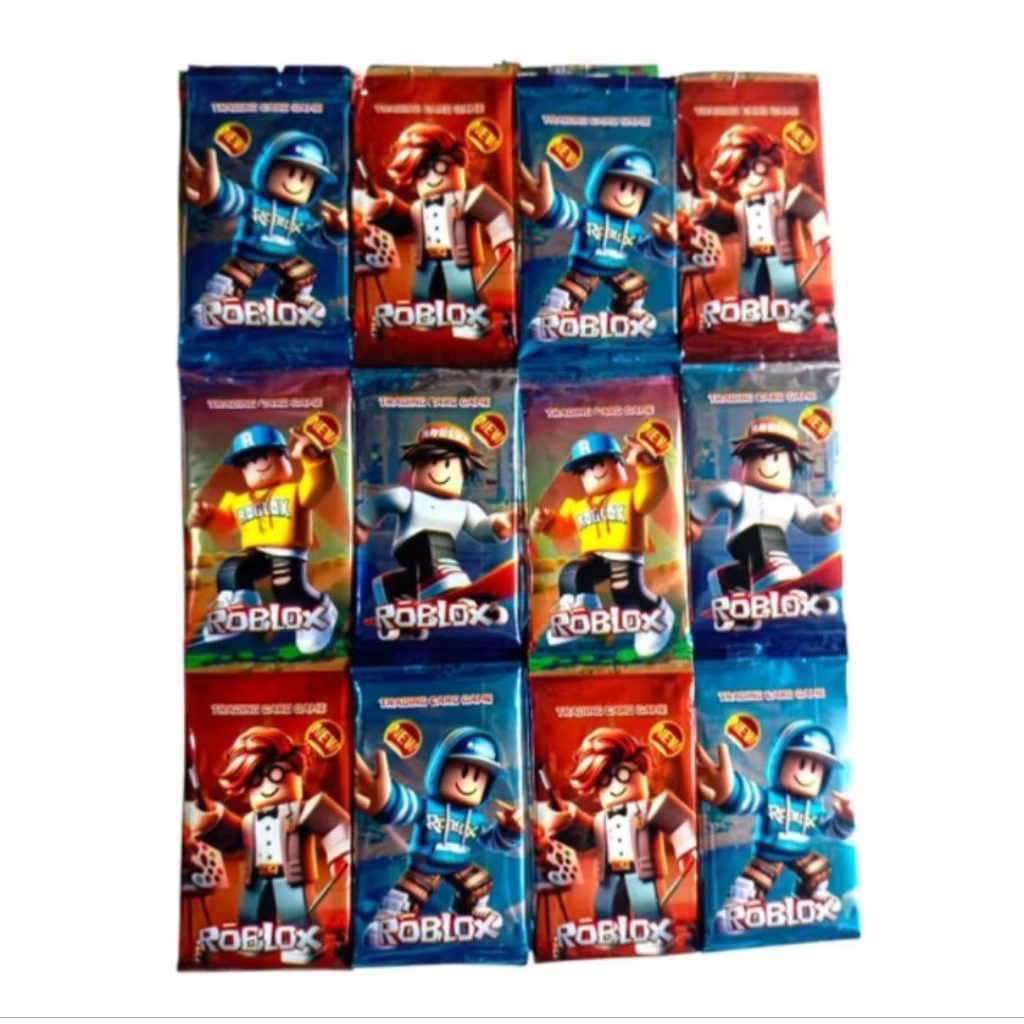 12 Sachet Kartu Foil Card Roblox Trading Card Game