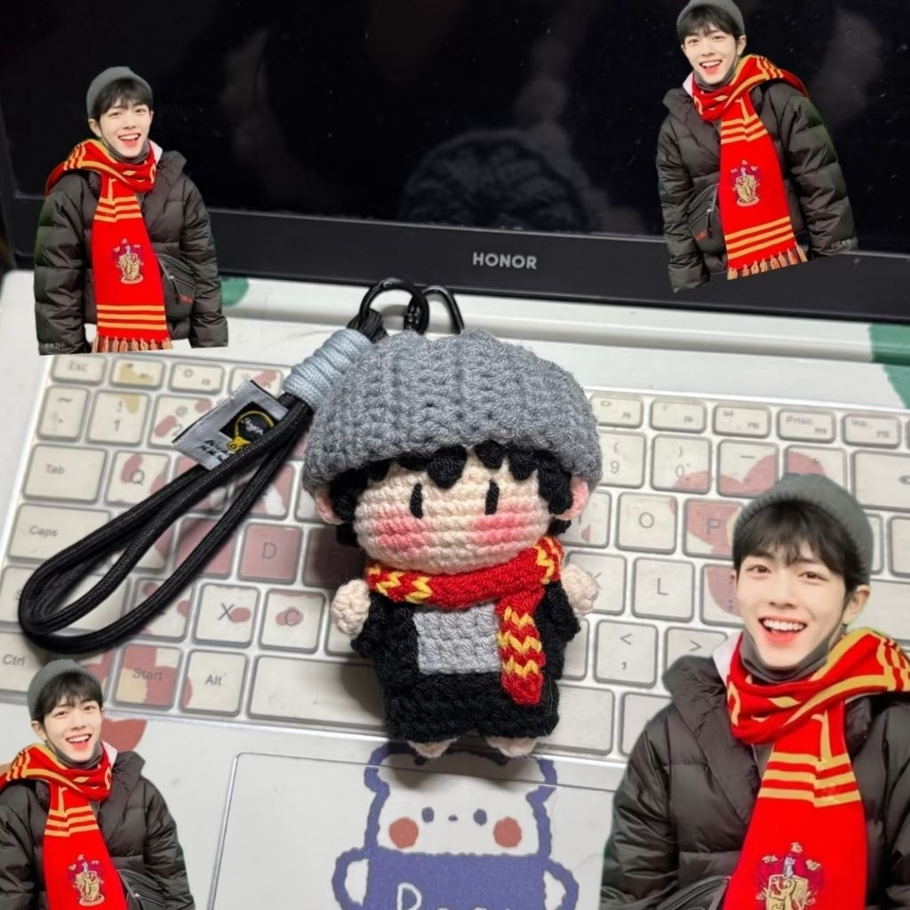 amigurumi | xiao zhan the untamed wei wu xian | Gantungan Kunci keychain boneka rajutan crochet