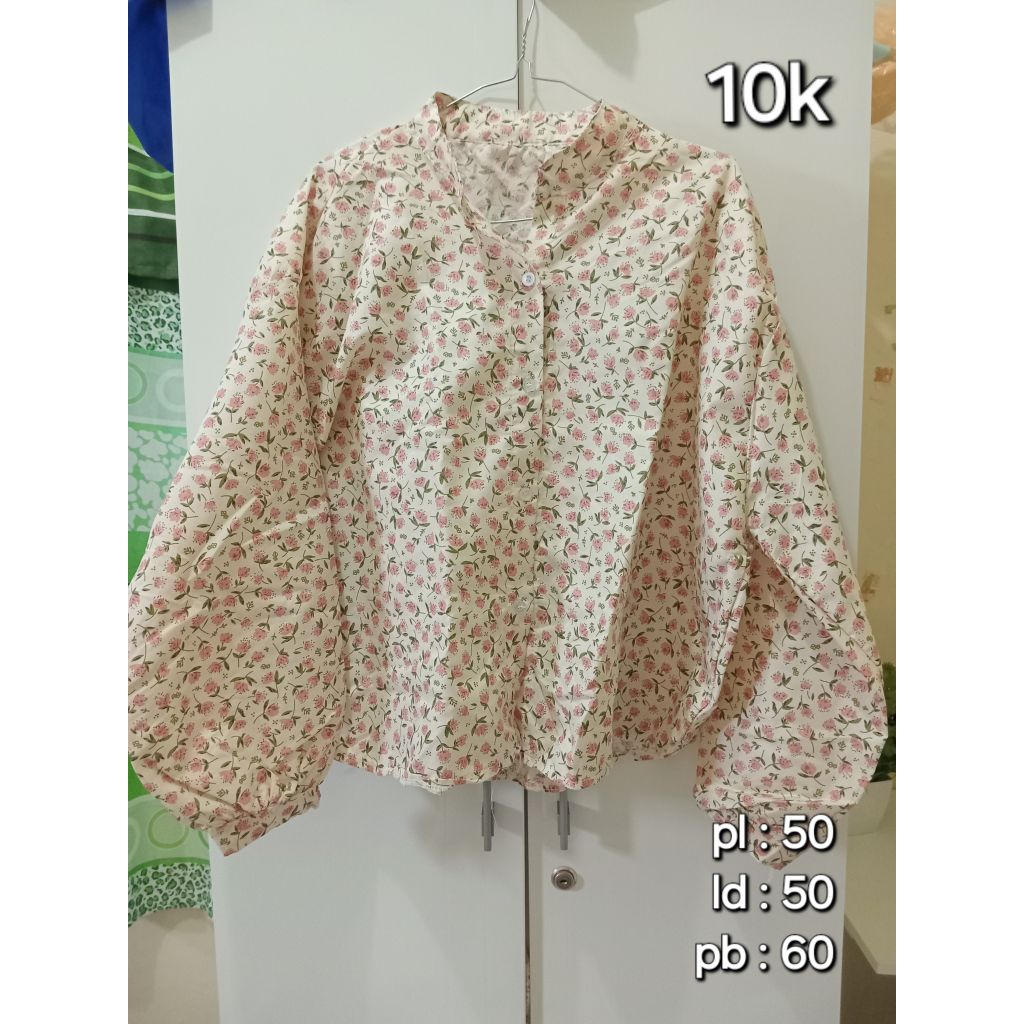 blouse bunga bunga korea