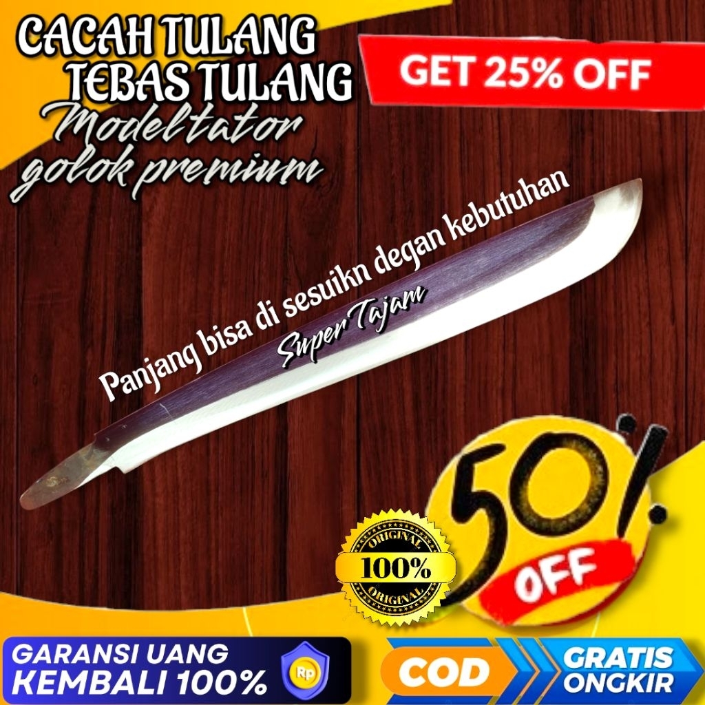 CACAH TULANG TEBAS TULANG MODEL TATOR ALAT POTONG DAGING DAN TULANG PREMIUM