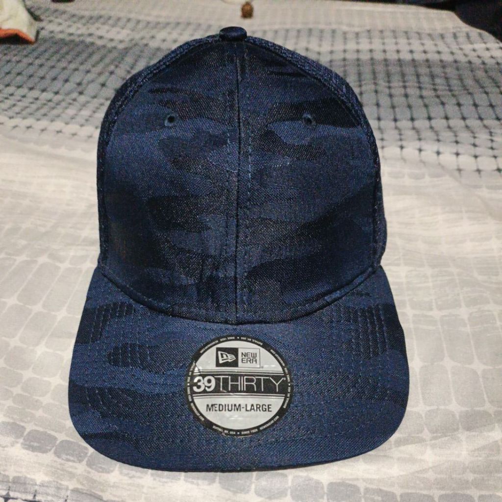 Topi New Era Camo Navy || New Era Caps Pria
