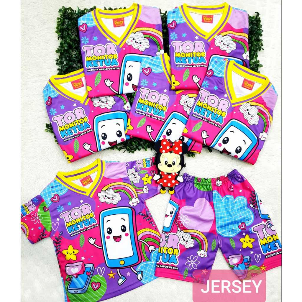(GROSIR 3 PICS) VORY- SETELAN ANAK PEREMPUAN TERBARU BUAT USIA 2-9 TAHUN BISA COD