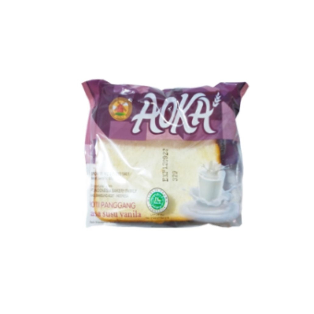 KARTON - AOKA ROTI TAWAR RASA SUSU VANILLA