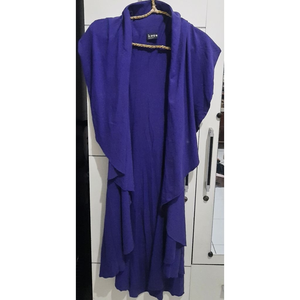 Preloved - Outer ungu bigsize untuk wanita