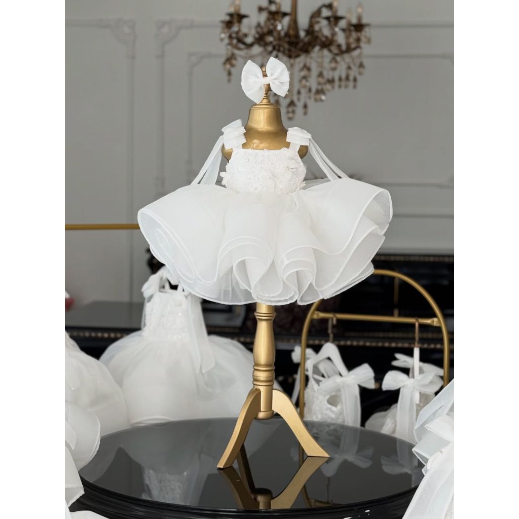 Gaun Pesta Anak Perempuan Dress Anak Elegan Model Princess Terbaru