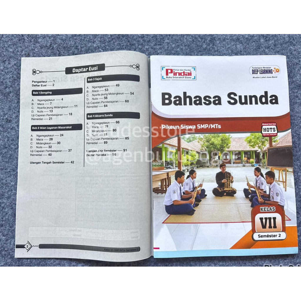 LKS SMP BAHASA SUNDA SEMESTER 1 & 2 LKS PINDAI