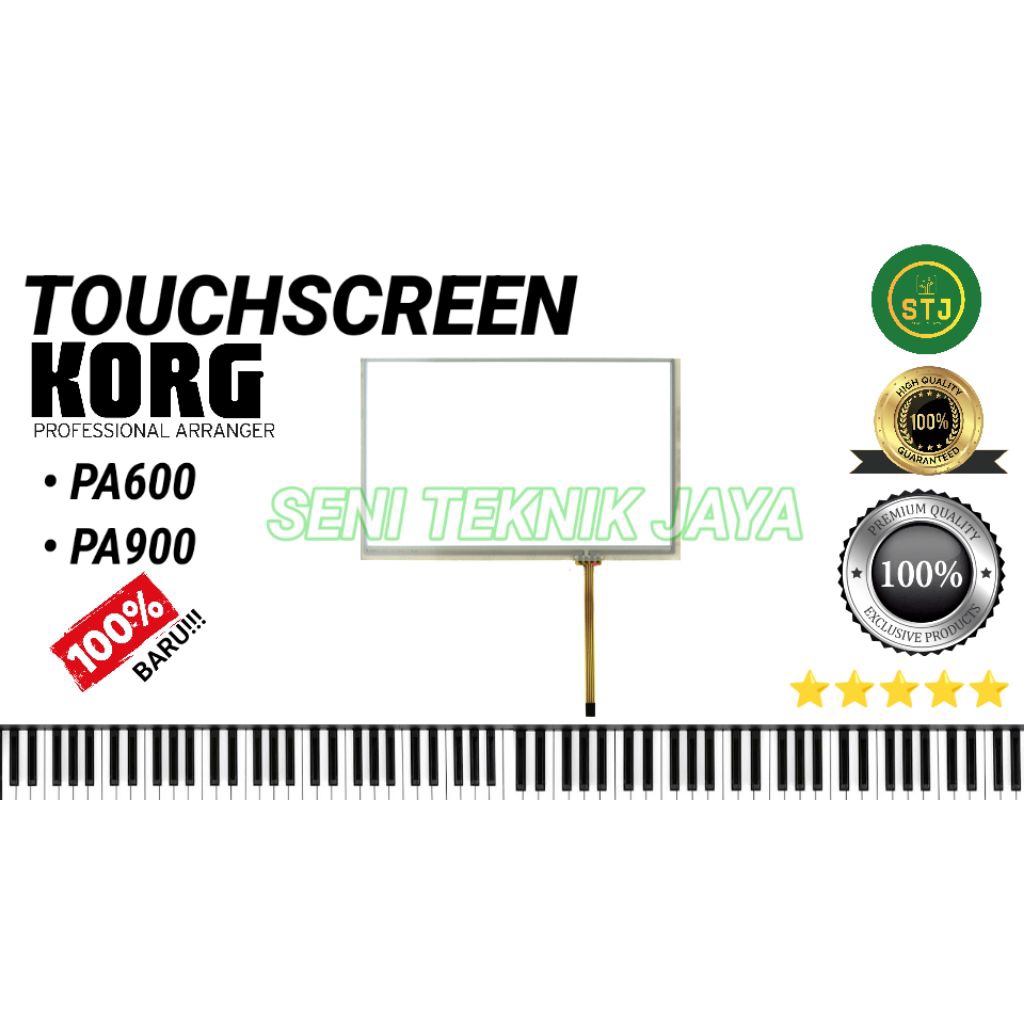 TOUCHSCREEN KORG PA600 PA900 KUALITAS SENTUH RESPONSIF UNTUK KORG PA900 PA600